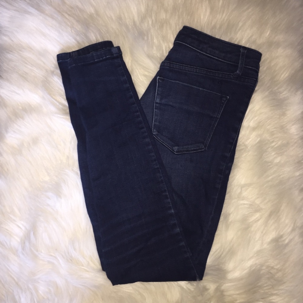 Dark wash high waisted Jeggings